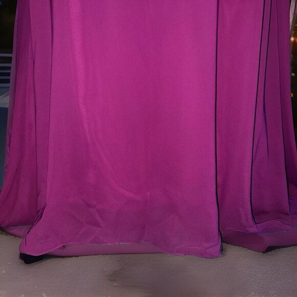 Unbranded Formal Bridal/Prom Floor Length Sleeveless Magneta 16 - Picture 2 of 11